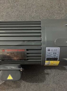 ZHI BAO MOTOR 电机 YS0.2KW-4P  ZF22  1:80 马达 YS0.2-4 ZF28B