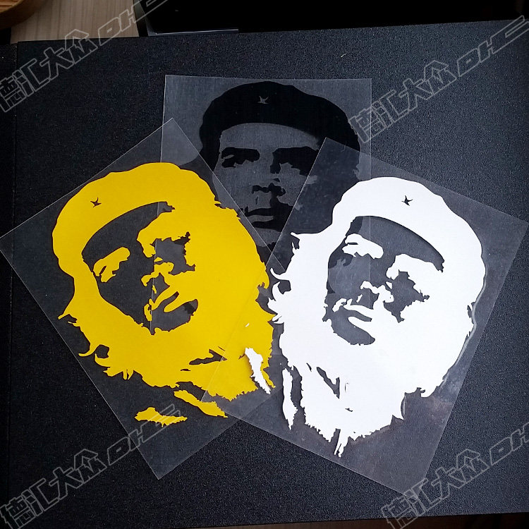 切格瓦拉个性改装潮牌车贴