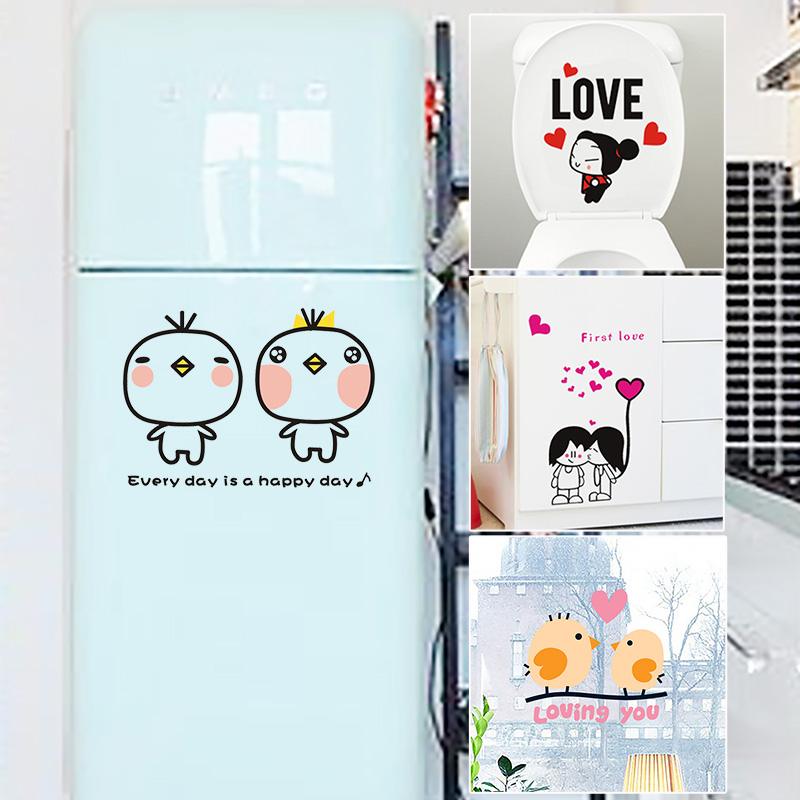 Kitchen Cabinets waterproof Wall Stickers TOILET personality Fashion creative Retread Decorative stickers Refrigerator stickerin the Home accessories , Stickers , Fridge sticker  category - from Buy2taobao.com to provide professional Taobao agent buy service