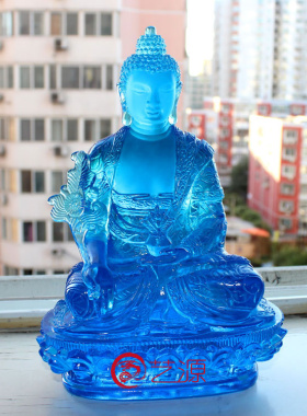 琉璃佛堂供奉结缘工艺品家居装饰