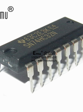Emu丨SN74HC32N 74HC32N 四2输入或门 直插DIP14