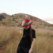 云饰图腾原创设计女帽 民族风帽子绣花帽松桃绣个性 牛仔帽遮阳帽