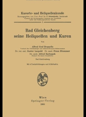 【预售】Kurorte- Und Heilquellenkunde: Bad Gle