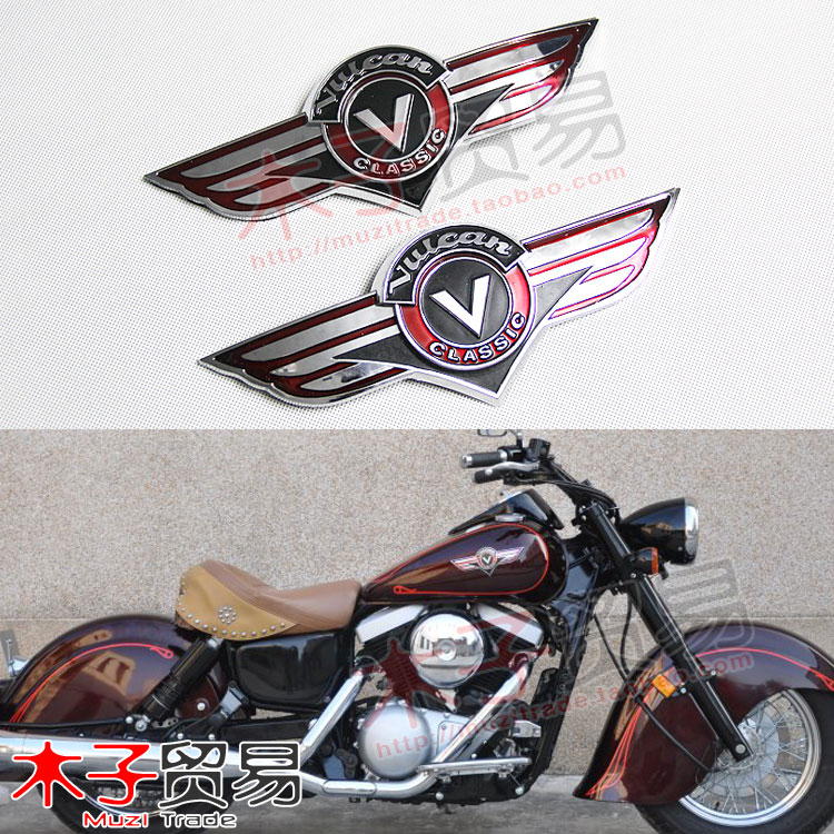 川崎适用油箱立体贴花摩托车