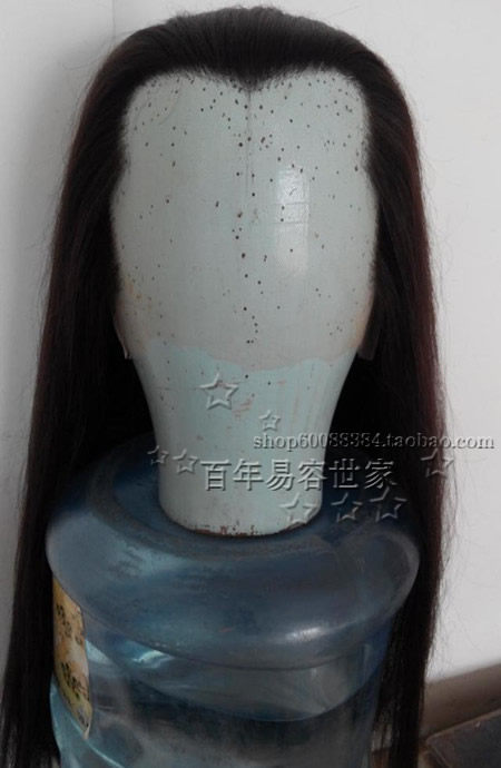影视头套假发手工制作仿真发丝