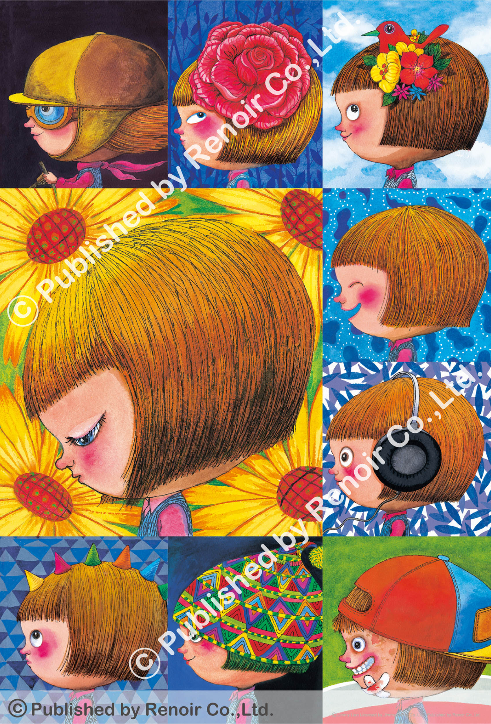 雷诺瓦进口益智玩具/几米zui爱小孩系列/300片纸质拼图现货