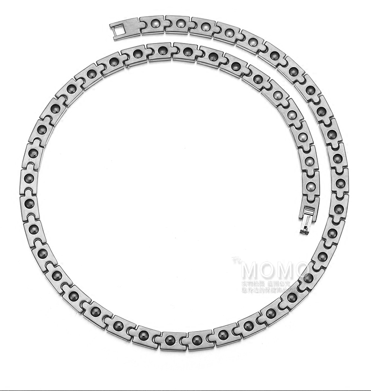 JAPAN ORIGINAL MOMO GENUINE ANTI-RADIATION ANTI-FATIGUE COLLAR PURE GERMANIUM TITANIUM MAGNETIC THERAPY CERVICAL SPINE BLOOD PRESSURE HEALTH CARE NECKLACE