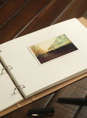 DIY相册影集3孔活页手帐本空白卡纸手绘涂鸦学生同学录记事笔记本