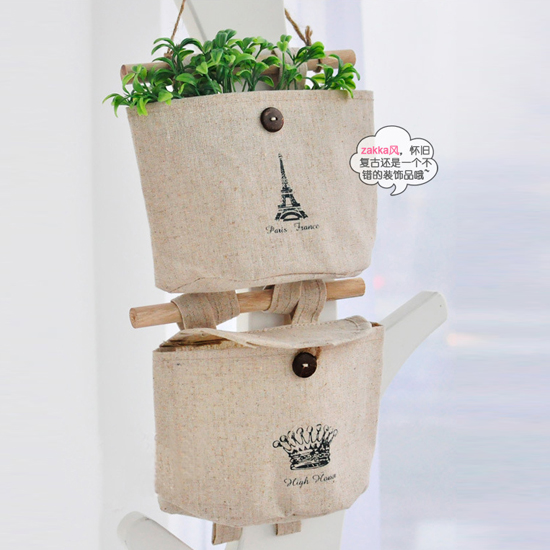 清仓zakka 收纳袋挂袋墙壁衣柜挂袋怀旧棉麻布挂袋床头铁塔挂袋|msdalam kategori penyatuan simpanan, Rumah Storage Appliances, Pouch, penyimpanan beg - dari Buy2taobao.com untuk memberikan perkhidmatan ejen Taobao profesional membeli