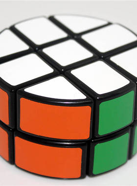 蓝蓝233圆饼魔方 圆柱体魔方 二阶三阶异形魔方 LL233圆形魔方