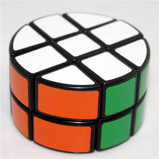 蓝蓝233圆饼魔方 圆柱体魔方 二阶三阶异形魔方 LL233圆形魔方