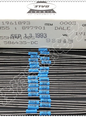 DALE 412R RNC55 1/4W 0.25W 412欧 0.1% VISHAY 进口 金属膜电阻