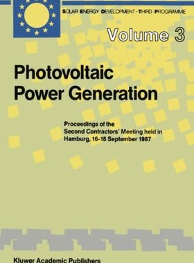 【预订】Photovoltaic Power Generation: Proce...