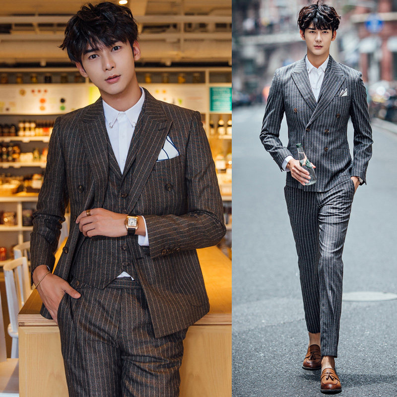 Costume homme en coton pour automne - Ref 1555972 Image 1