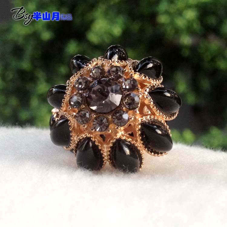 时尚立体花朵纽扣荷花莲花纽扣图片