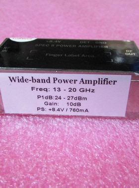 美国进口13-20GHz 24-27dBm SMA 射频微波中功率放大器