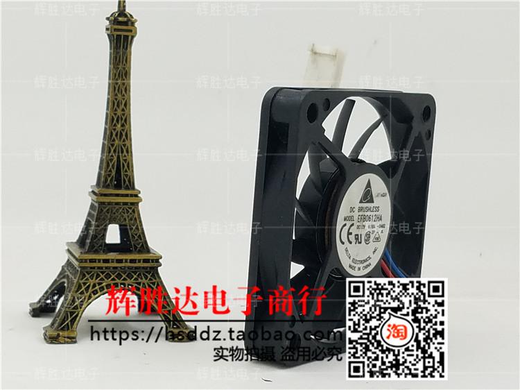 台达 EFB0612HA 6010 12V 0.18A 6CM超薄风扇 机箱散热设备风扇