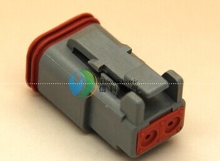 插头 2芯 DT06 DEUTSCH德驰