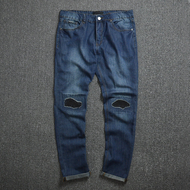 Jeans pour jeunesse en coton pour printemps - Ref 1464939 Image 1