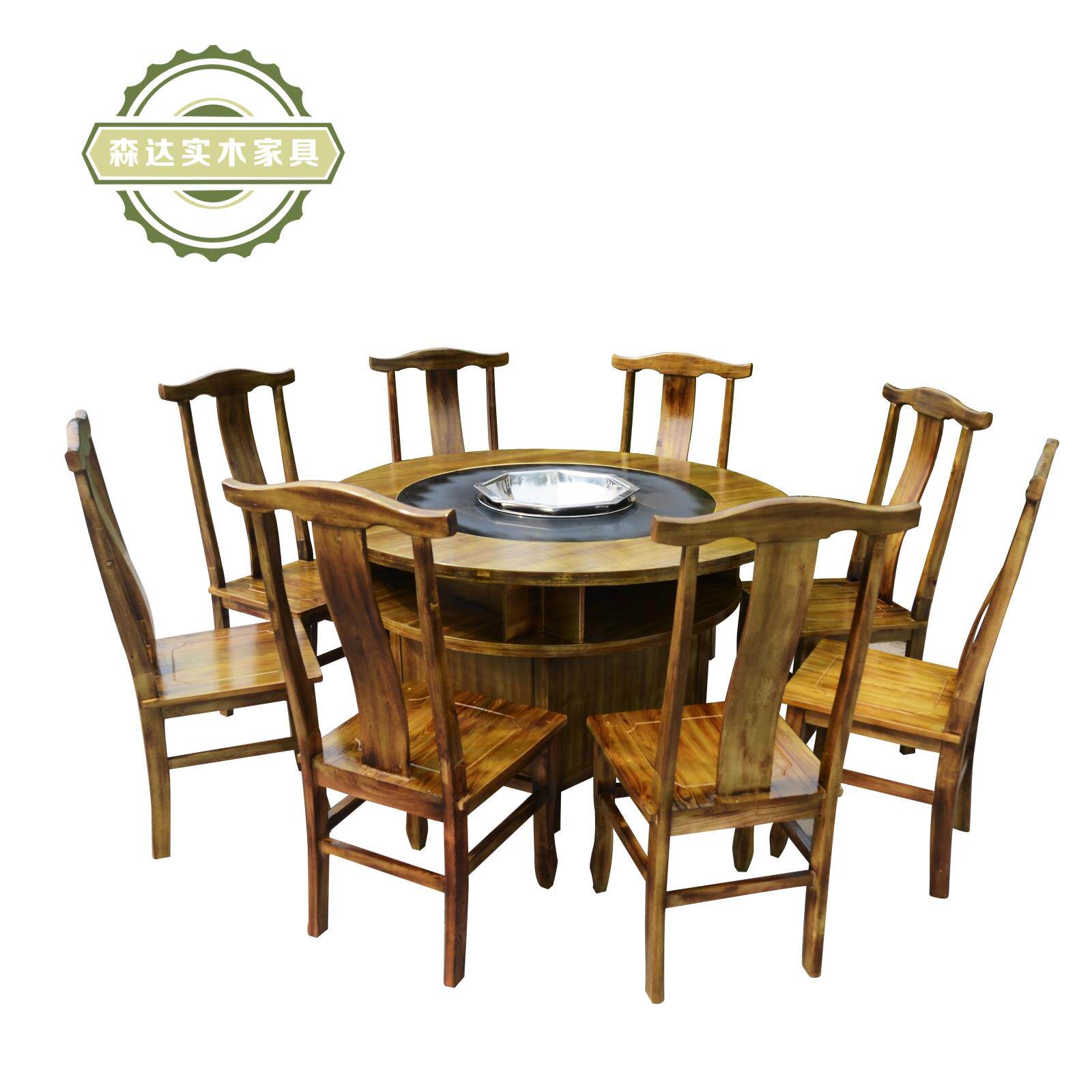 定制实木炭化大理石火锅桌椅 电池炉煤气灶实木柜式火锅桌|msdalam kategori Perniagaan/perabot pejabat, makanan/perabot penaik, ketuhar - dari Buy2taobao.com untuk memberikan perkhidmatan ejen Taobao profesional membeli