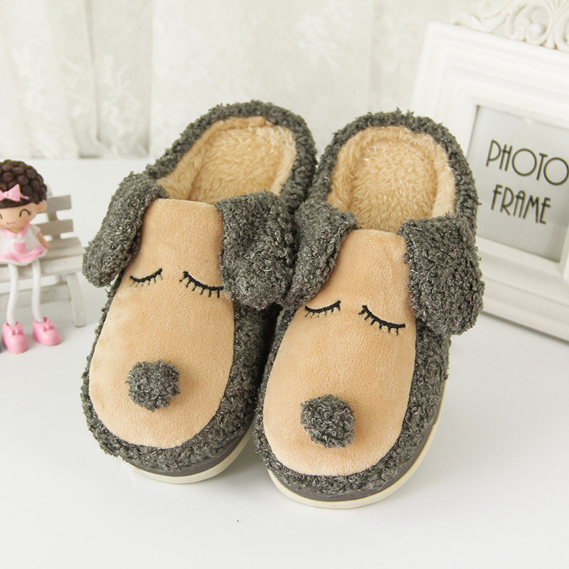 Pantoufles enfants en suède QYCKABY - semelle caoutchouc - Ref 1015934 Image 1