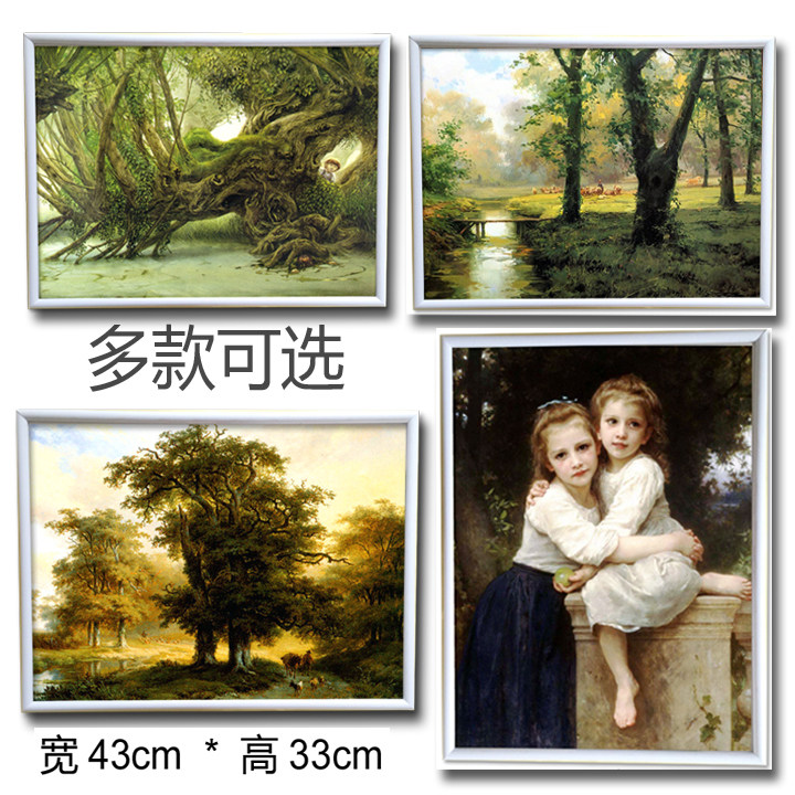 有框室内墙挂画 山水风景装饰画经典油画 走廊过道玄关 带框壁画在类目 家居饰品, 装饰画, 油画中 - 来自Buy2taobao.com提供专业的淘宝代购服务