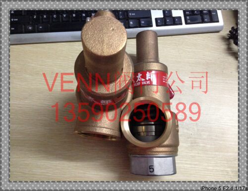 日本阀天蒸汽安全阀 VENN蒸汽安全阀 阀天SL-38丝扣安全阀DN40