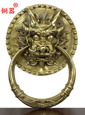 门环仿古风工艺品黄铜摆件