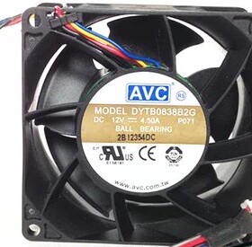 AVC DYTB0838B2G 12V 4.5A 8038 8CM 8厘米 高转速暴力风扇