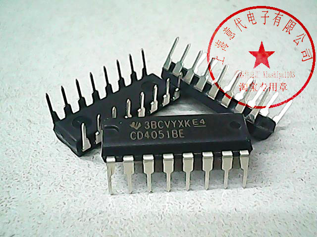 CD4051BE ,TI/FSC, CD4051BCN【原装】赛格市场G332室实体店 现货