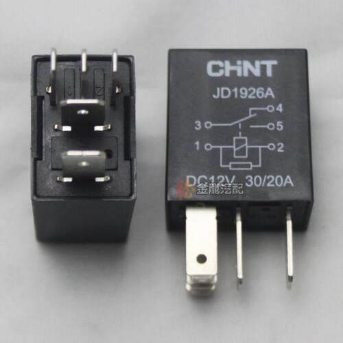 汽车继电器 正泰 JD1926A Dc12V 20/30A 5脚