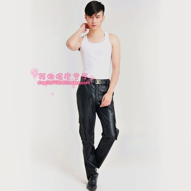 Pantalon cuir homme en vrac pour jeunesse pour hiver - Ref 1491836 Image 1