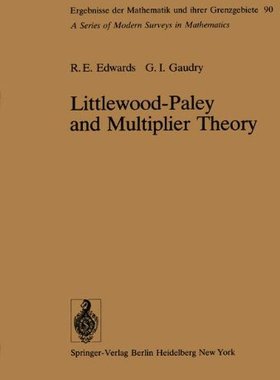 【预订】Littlewood-Paley and Multiplier Theory
