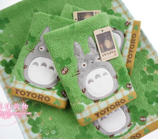 外贸出口日本绿色全棉手帕小方巾毛巾面巾