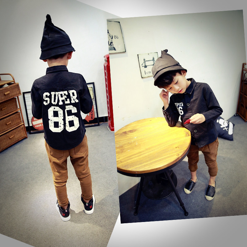 Chemise garcon à manche longue - Ref 2075217 Image 1