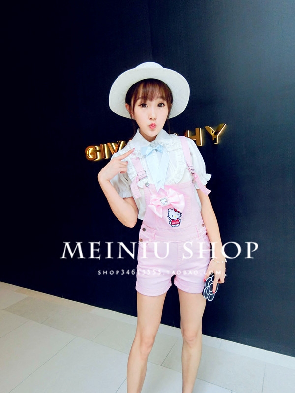 girl princess Barbie bow Heart Diamond kitty Hello Kitty Embroidery Show thin rompers shortsin the Women's clothing/Boutique , Pants , Casual pants  category - from Buy2taobao.com to provide professional Taobao agent buy service