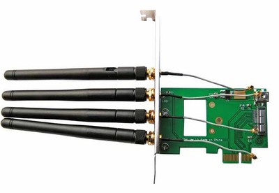 BCM94360CD/BCM94331CD to PCI-e 1X 转接卡台式机无线网卡