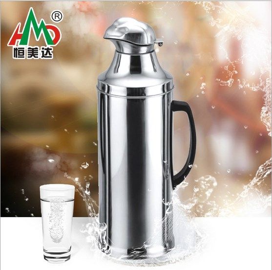 促销不锈钢外壳热水瓶暖水瓶暖水壶保温瓶暖瓶暖壶玻璃内胆5磅8磅