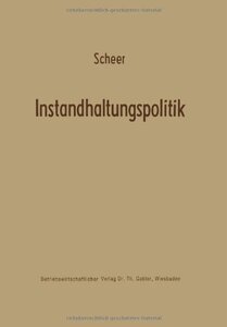 【预售】Instandhaltungspolitik