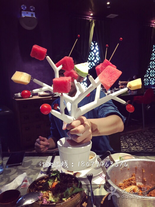 水果树果盘创意树形水果架宴遇餐厅酒吧ktv酒店意境装饰艺术拼盘
