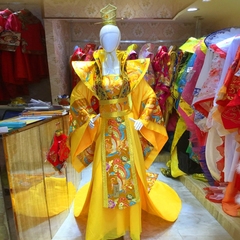 古代武则天古装女汉服女成人婚服皇后皇帝龙袍男唐装大码女装金色