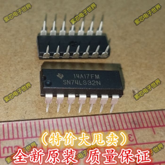 SN74LS32N 74LS32 DIP-14四组2输入端或门正逻辑电路