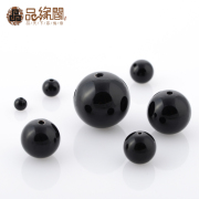 Edge Club natural black agate beads across the Pearl loose beads bead bracelets DIY Xingyue vajra Bodhi accessories