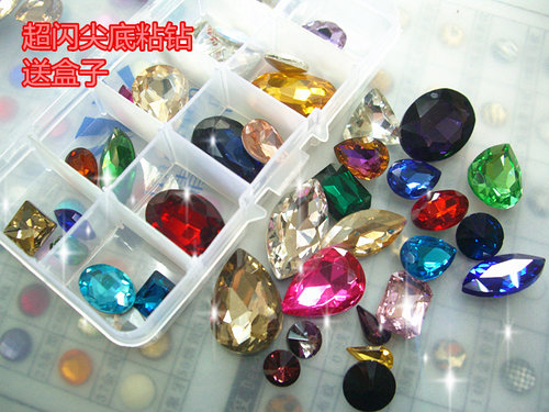 diy水晶手机壳材料包玻璃粘钻