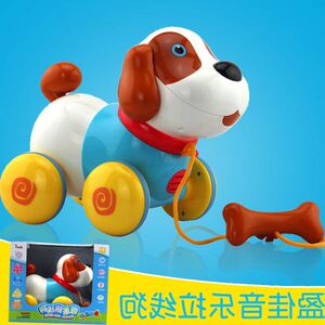 上电池的玩具狗可以牵着走的玩具狗电臀玩具狗电动机器狗智能