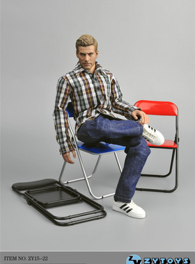 1/6 1/12兵人 玩偶 人偶 OBJ 食玩 配套 折椅 椅子 MIMO 现货场景