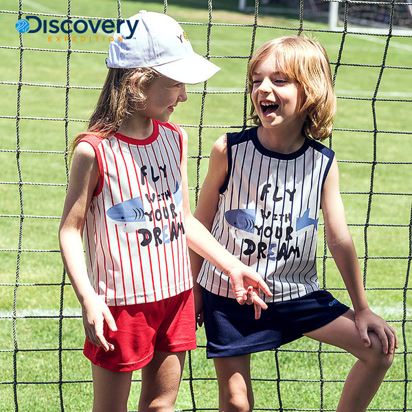 DISCOVERY EXPEDITION 男、女童 夏季速干运动两件套 优惠券折后￥49包邮（￥89-40）