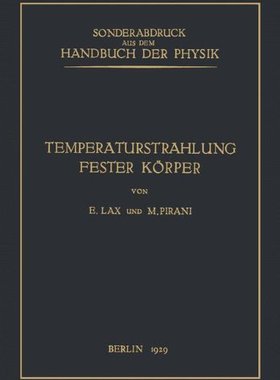 【预订】Temperaturstrahlung Fester Korper