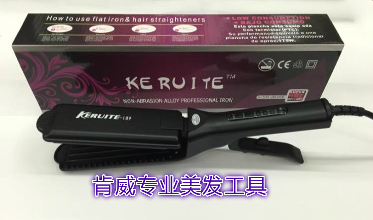 克瑞特专业调温钛金直发烫玉米夹5齿波浪夹板蓬松玉米须包邮