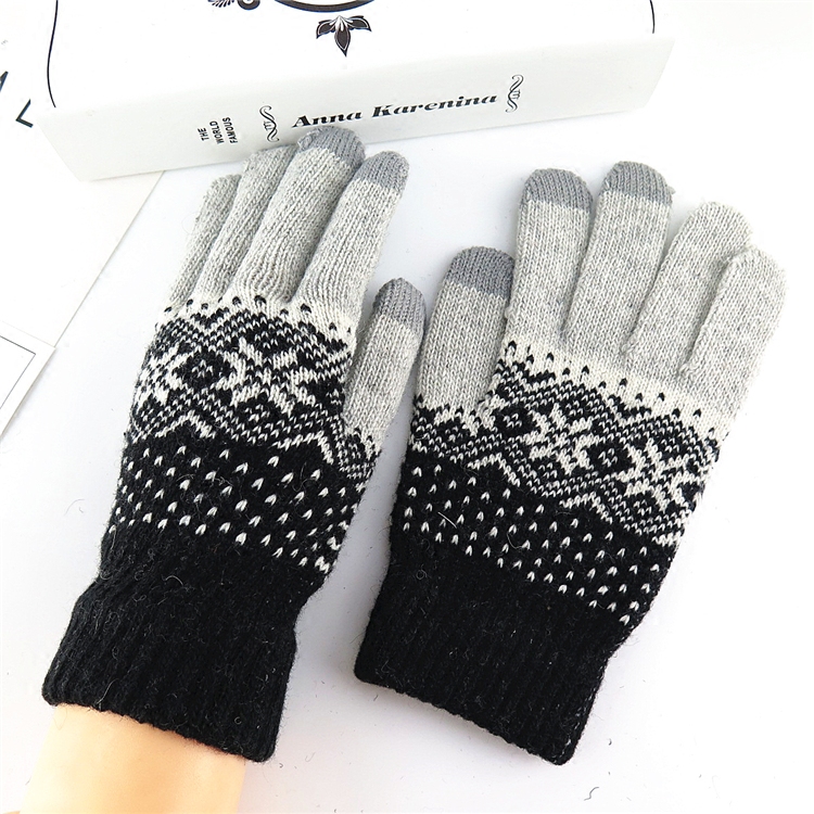 Gants pour homme en de laine - Ref 2781362 Image 3